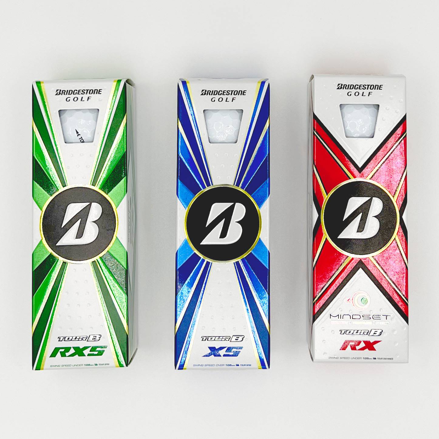 Bridgestone Tour B XS Golf Balls x 1 Sleeve